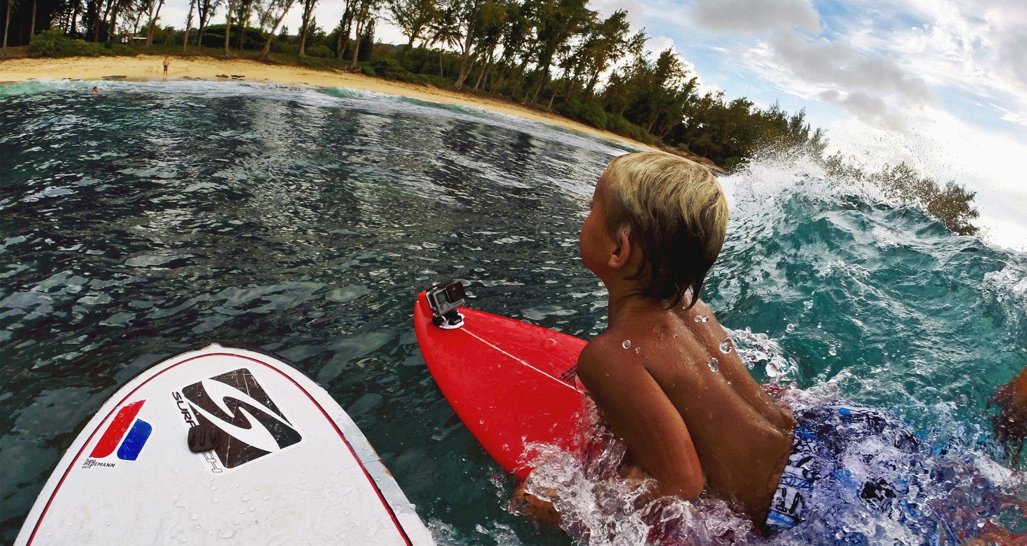 Gopro衝浪組示範