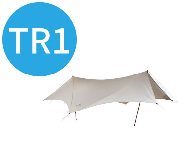 六角蝶形天幕(白) tr1