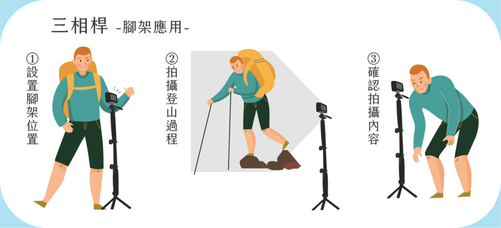 登山攝影 - 自拍桿