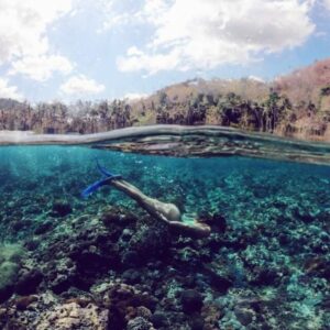 GoPro分水鏡水面上下示意
