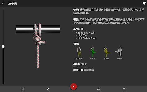 反手結